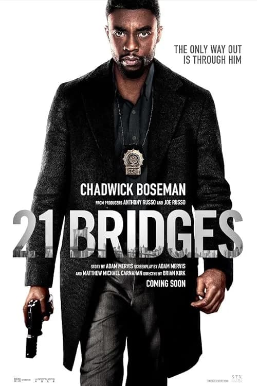21 Bridges film posteri