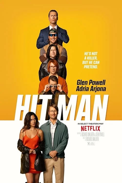 Hit Man film posteri