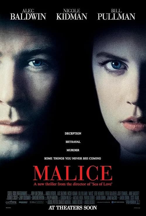 Malice film posteri